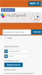 Mobile Screenshot of multiprint.hu